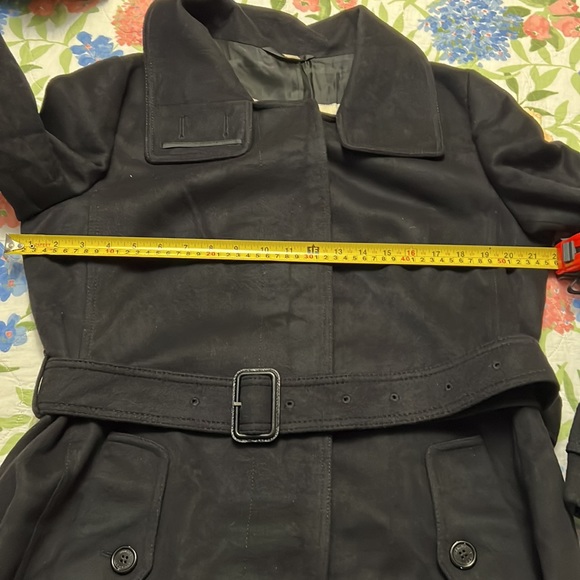 Burberry London wool cashmere Classic black coat 🧥 used a few times - Picture 12 of 14